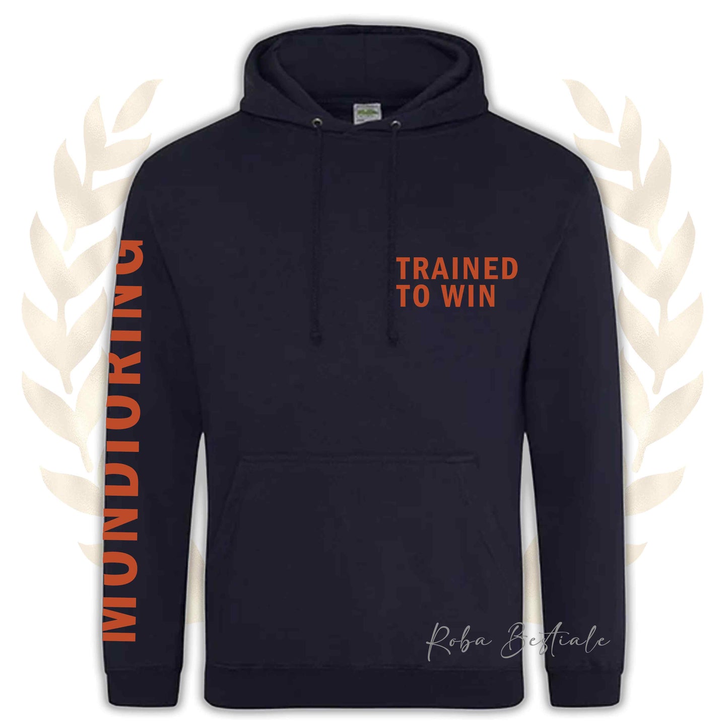 Felpa MONDIO ATTACK - PASTORE BELGA MALINOIS - Cappuccio e Tasconi, Unisex, in tanti colori - dalla XS alla 5XL