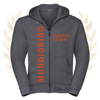 Felpa MONDIO ATTACK - PASTORE BELGA MALINOIS - Cappuccio e Zip, Uomo o Donna, in tanti colori - dalla XS alla 5XL