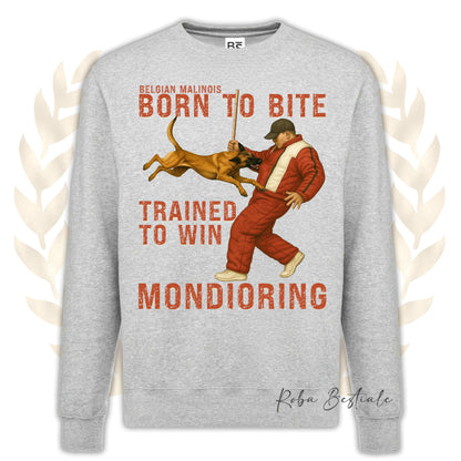 Felpa MONDIO ATTACK - PASTORE BELGA MALINOIS - Girocollo, Unisex, in tanti colori! - dalla XS alla 3XL