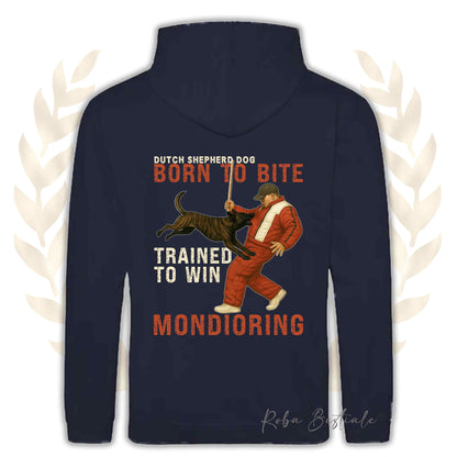 Felpa MONDIO ATTACK - PASTORE OLANDESE - Cappuccio e Tasconi, Unisex, in tanti colori - dalla XS alla 5XL