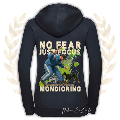 Felpa MONDIO ATTACK2 - MANCHESTER TERRIER - Cappuccio e Zip, Uomo o Donna, in tanti colori - dalla XS alla 5XL