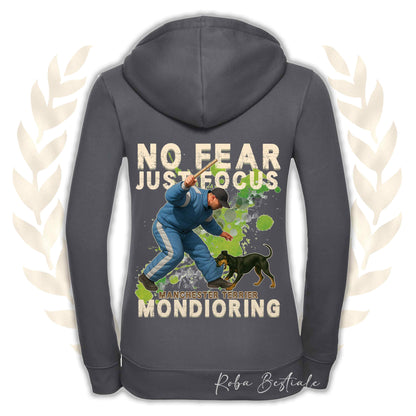 Felpa MONDIO ATTACK2 - MANCHESTER TERRIER - Cappuccio e Zip, Uomo o Donna, in tanti colori - dalla XS alla 5XL