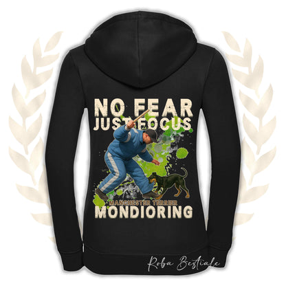 Felpa MONDIO ATTACK2 - MANCHESTER TERRIER - Cappuccio e Zip, Uomo o Donna, in tanti colori - dalla XS alla 5XL