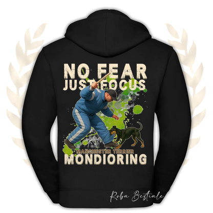 Felpa MONDIO ATTACK2 - MANCHESTER TERRIER - Cappuccio e Zip, Uomo o Donna, in tanti colori - dalla XS alla 5XL