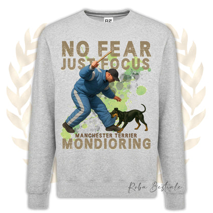 Felpa MONDIO ATTACK2 - MANCHESTER TERRIER - Girocollo, Unisex, in tanti colori! - dalla XS alla 3XL