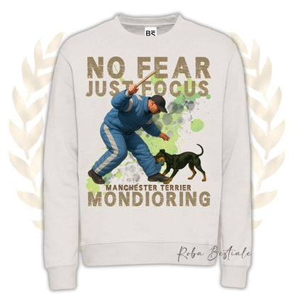 Felpa MONDIO ATTACK2 - MANCHESTER TERRIER - Girocollo, Unisex, in tanti colori! - dalla XS alla 3XL