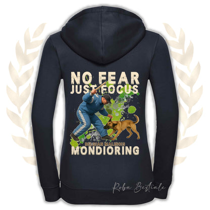 Felpa MONDIO ATTACK2 - PASTORE BELGA MALINOIS - Cappuccio e Zip, Uomo o Donna, in tanti colori - dalla XS alla 5XL