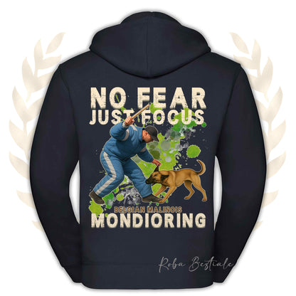 Felpa MONDIO ATTACK2 - PASTORE BELGA MALINOIS - Cappuccio e Zip, Uomo o Donna, in tanti colori - dalla XS alla 5XL