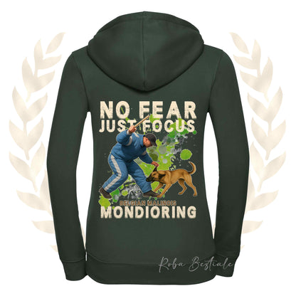 Felpa MONDIO ATTACK2 - PASTORE BELGA MALINOIS - Cappuccio e Zip, Uomo o Donna, in tanti colori - dalla XS alla 5XL