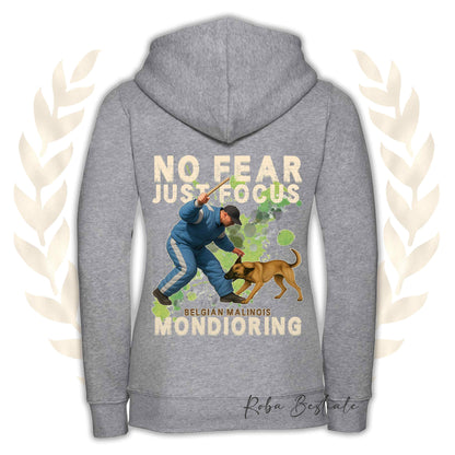 Felpa MONDIO ATTACK2 - PASTORE BELGA MALINOIS - Cappuccio e Zip, Uomo o Donna, in tanti colori - dalla XS alla 5XL