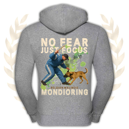 Felpa MONDIO ATTACK2 - PASTORE BELGA MALINOIS - Cappuccio e Zip, Uomo o Donna, in tanti colori - dalla XS alla 5XL