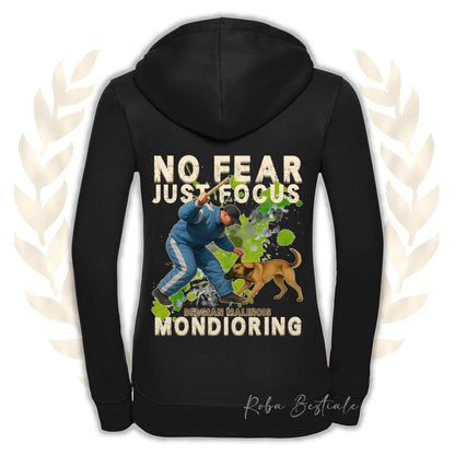 Felpa MONDIO ATTACK2 - PASTORE BELGA MALINOIS - Cappuccio e Zip, Uomo o Donna, in tanti colori - dalla XS alla 5XL