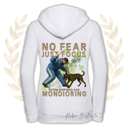 Felpa MONDIO ATTACK2 - PASTORE OLANDESE - Cappuccio e Zip, Uomo o Donna, in tanti colori - dalla XS alla 5XL