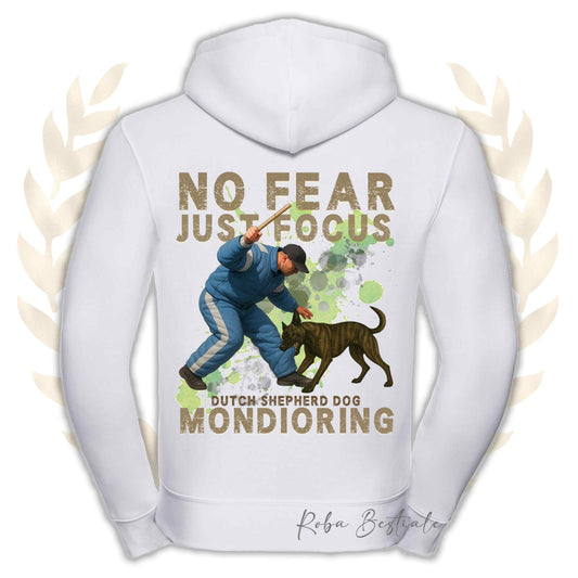 Felpa MONDIO ATTACK2 - PASTORE OLANDESE - Cappuccio e Zip, Uomo o Donna, in tanti colori - dalla XS alla 5XL