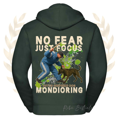 Felpa MONDIO ATTACK2 - PASTORE OLANDESE - Cappuccio e Zip, Uomo o Donna, in tanti colori - dalla XS alla 5XL