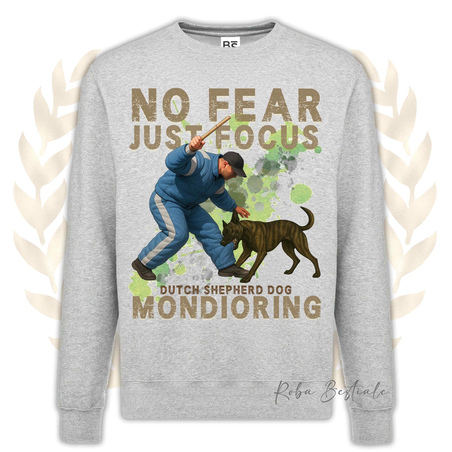 Felpa MONDIO ATTACK2 - PASTORE OLANDESE - Girocollo, Unisex, in tanti colori! - dalla XS alla 3XL