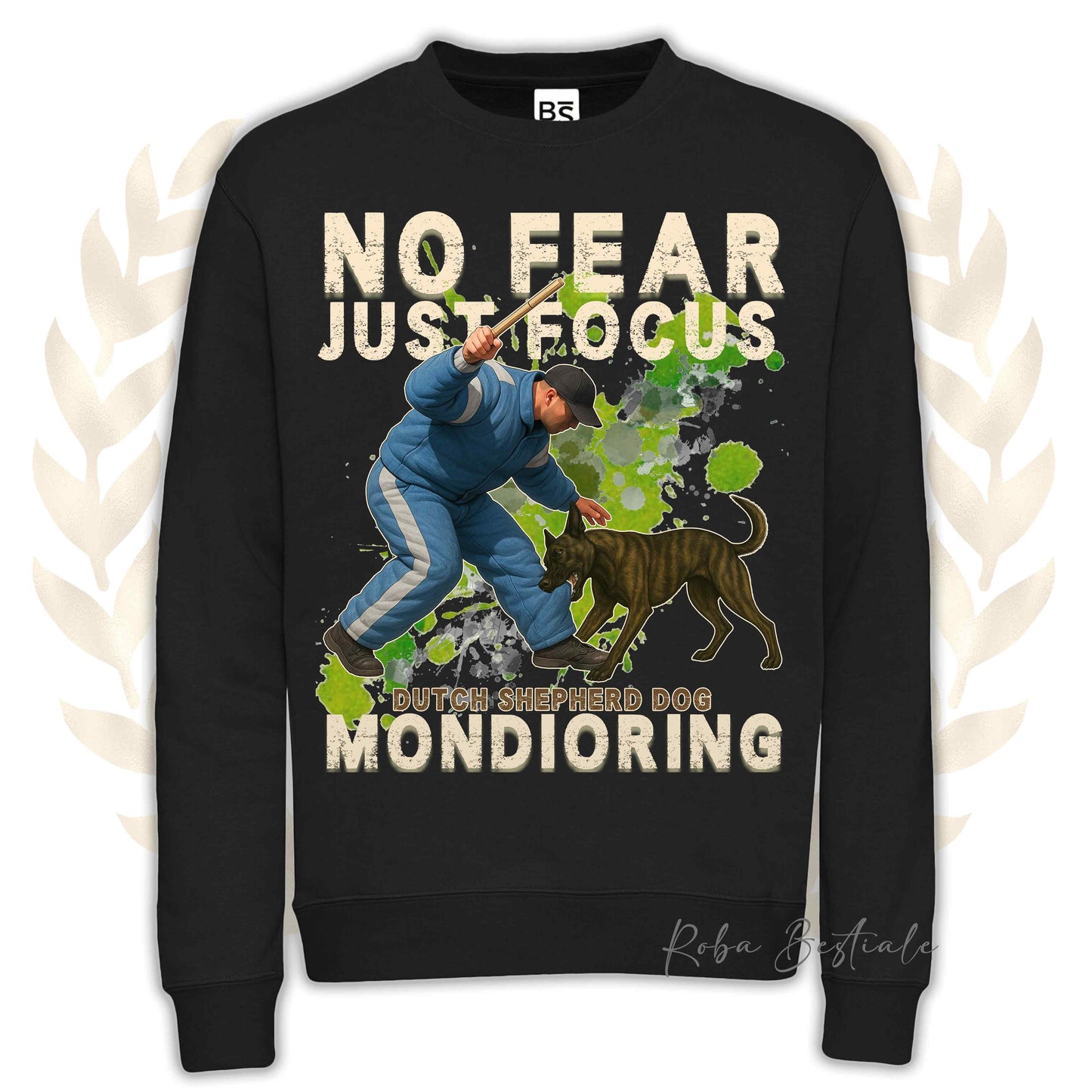 Felpa MONDIO ATTACK2 - PASTORE OLANDESE - Girocollo, Unisex, in tanti colori! - dalla XS alla 3XL