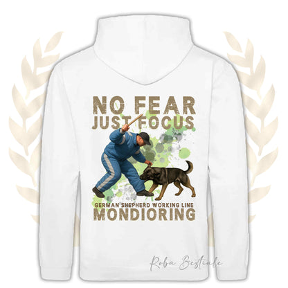 Felpa MONDIO ATTACK2 - PASTORE TEDESCO Da Lavoro "Grigione" - Cappuccio e Tasconi, Unisex, in tanti colori - dalla XS alla 5XL