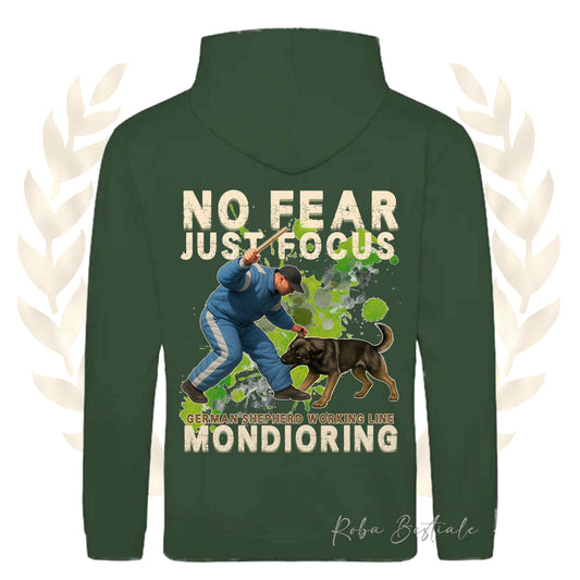 Felpa MONDIO ATTACK2 - PASTORE TEDESCO Da Lavoro "Grigione" - Cappuccio e Tasconi, Unisex, in tanti colori - dalla XS alla 5XL