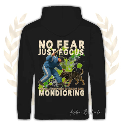 Felpa MONDIO ATTACK2 - PASTORE TEDESCO Da Lavoro "Grigione" - Cappuccio e Tasconi, Unisex, in tanti colori - dalla XS alla 5XL