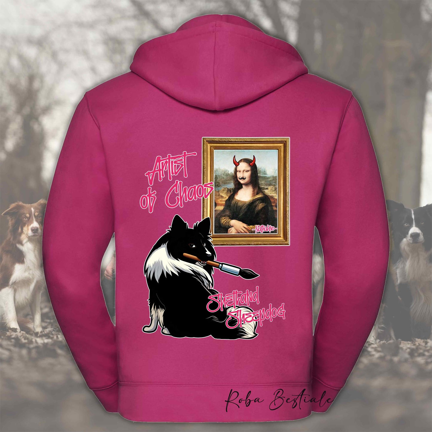 Felpa BONO91 - NHATALINO - Con Cappuccio e Full Zip, Uomo o Donna, in tanti colori - dalla XS alla 5XL