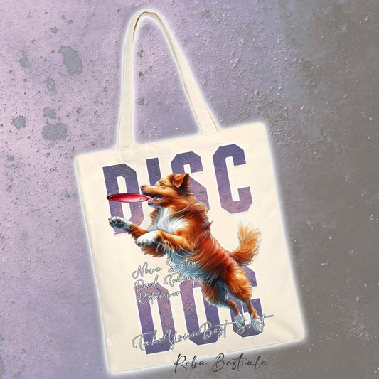 Shopper APTITUDE - DISC DOG - NOVA SCOTIA DUCK TOLLING RETRIEVER - Diversi colori disponibili