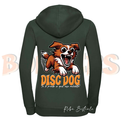 Felpa BONKERS - NOVA SCOTIA DUCK TOLLING RETRIEVER - Con Cappuccio e Full Zip, Uomo o Donna, in tanti colori - dalla XS alla 5XL