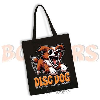 Shopper BONKERS - DISC DOG - NOVA SCOTIA DUCK TOLLING RETRIEVER - Diversi colori disponibili