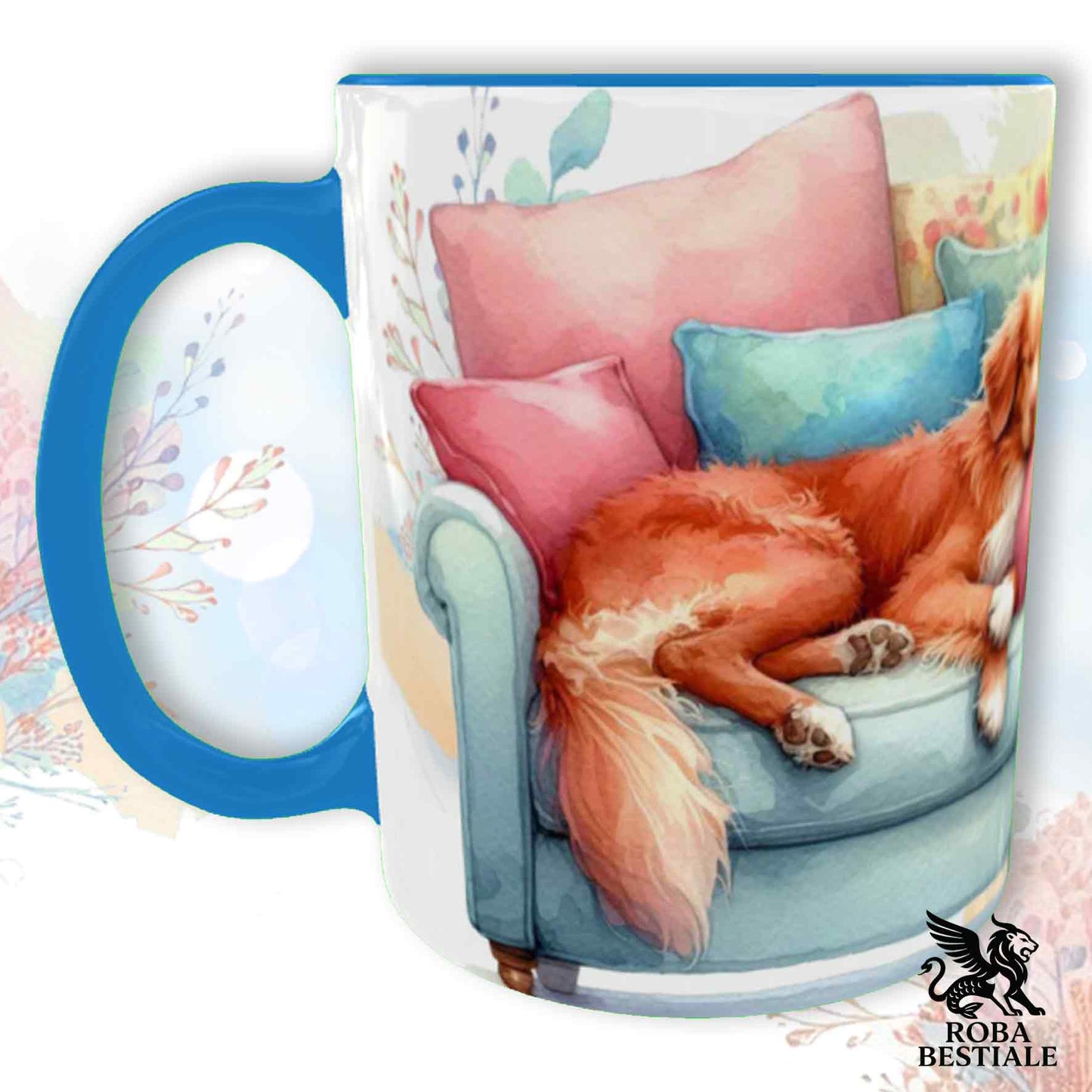 Tazza SOFT LIFE - NOVA SCOTIA DUCK TOLLING RETRIEVER - In Ceramica, colore a scelta - 330 ml