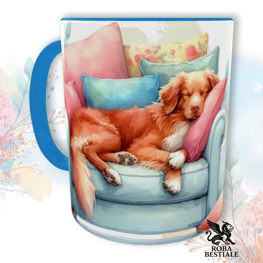 Tazza SOFT LIFE - NOVA SCOTIA DUCK TOLLING RETRIEVER - In Ceramica, colore a scelta - 330 ml