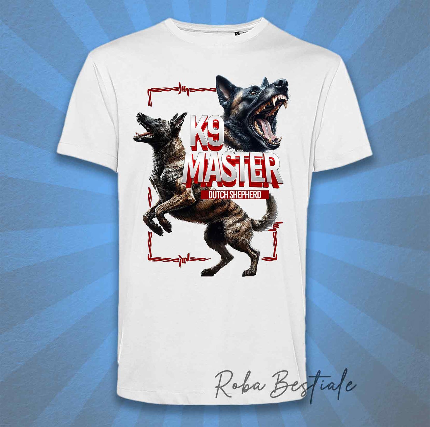 T-Shirt K9 MASTER - DUTCH SHEPHERD DOG