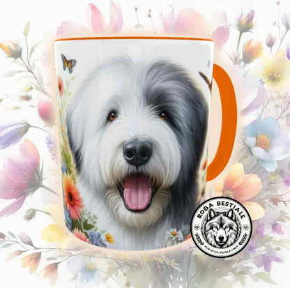 Tazza SPRING LOVE - OLD ENGLISH SHEEPDOG