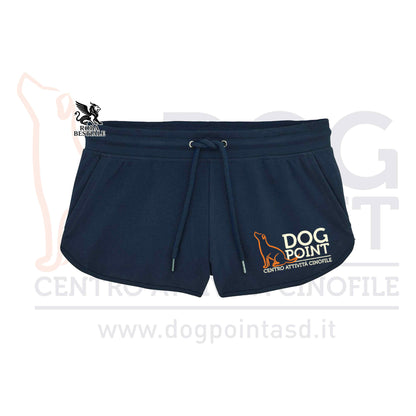 Pantaloncini DOG POINT - "Cosmo" - Neri o Navy, Uomo o Donna, in Cotone - Dalla XS alla XL