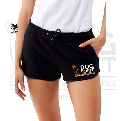 Pantaloncini DOG POINT - "Cosmo" - Neri o Navy, Uomo o Donna, in Cotone - Dalla XS alla XL
