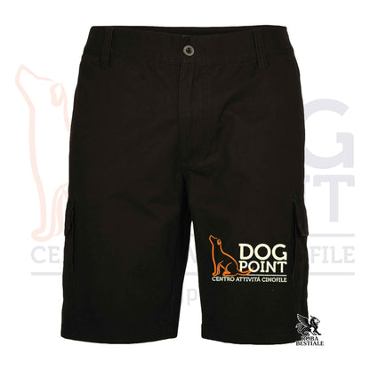 Pantaloncini DOG POINT - "Cargo" - Neri o Navy, Da Uomo, in Cotone - Dalla S alla XXL