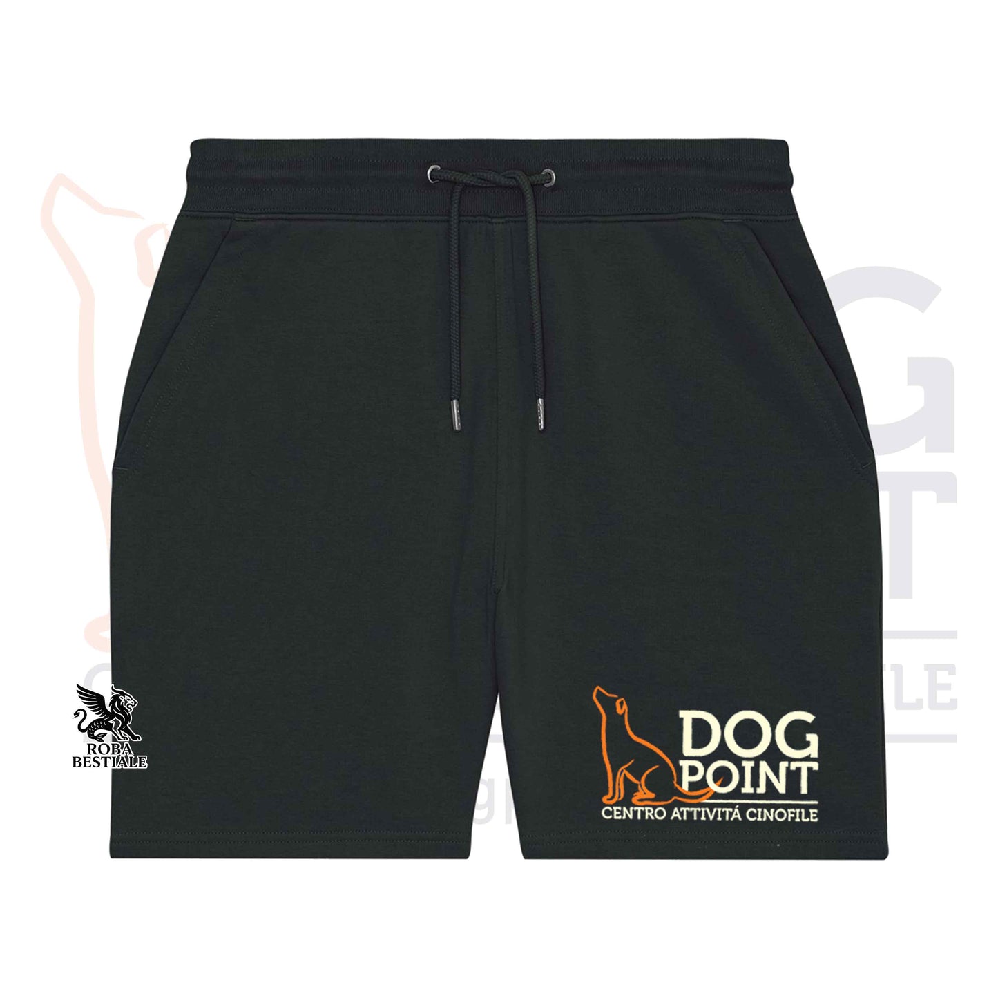 Pantaloncini DOG POINT - "Cosmo" - Neri o Navy, Uomo o Donna, in Cotone - Dalla XS alla XL