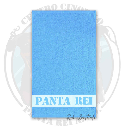 Asciugamano PANTA REI asd - 100% Cotone, diversi colori disponibili - 30x50 cm