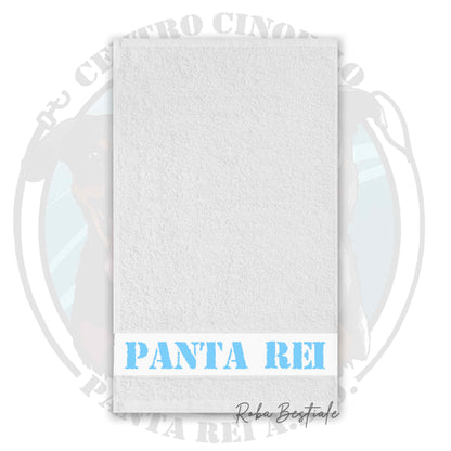 Asciugamano PANTA REI asd - 100% Cotone, diversi colori disponibili - 30x50 cm