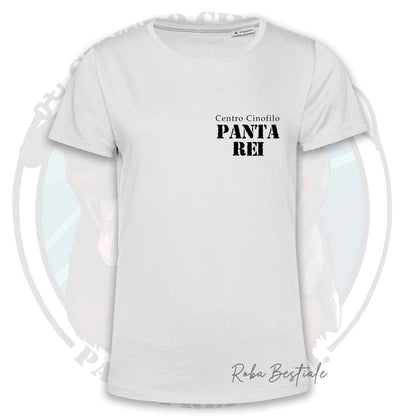 T-Shirt PANTA REI asd - BIANCA, GRIGIA o AZZURRA, 100% Cotone, Uomo o Donna - dalla XS alla 5XL