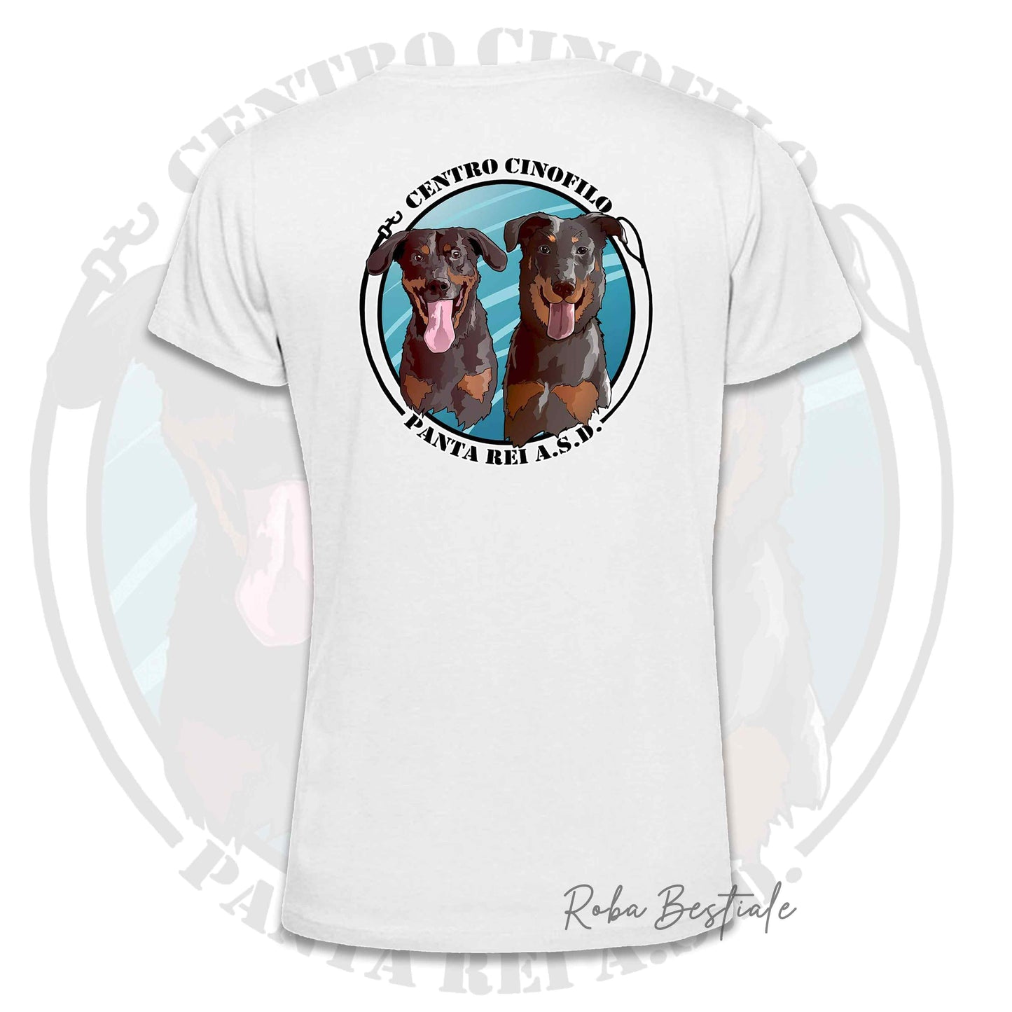 T-Shirt PANTA REI asd - BIANCA, GRIGIA o AZZURRA, 100% Cotone, Uomo o Donna - dalla XS alla 5XL