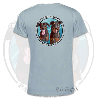 T-Shirt PANTA REI asd - BIANCA, GRIGIA o AZZURRA, 100% Cotone, Uomo o Donna - dalla XS alla 5XL