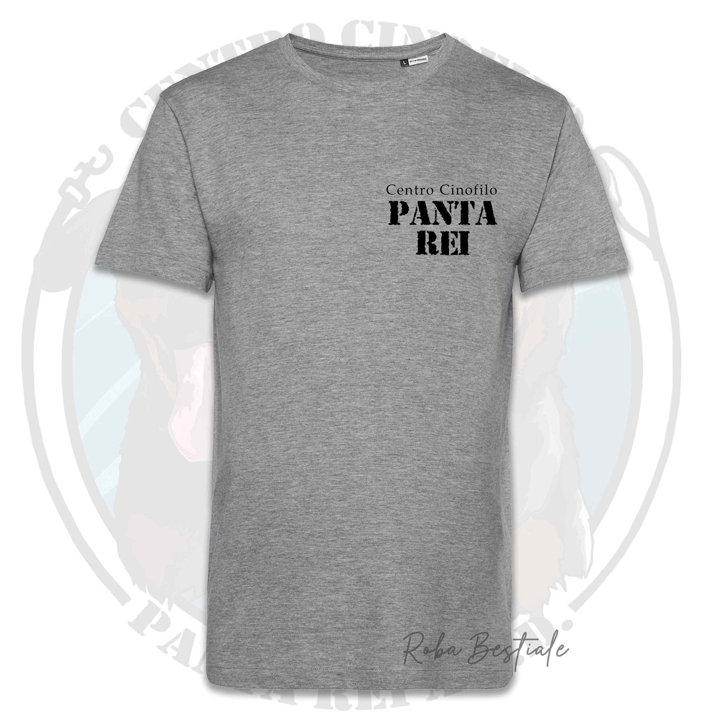 T-Shirt PANTA REI asd - BIANCA, GRIGIA o AZZURRA, 100% Cotone, Uomo o Donna - dalla XS alla 5XL