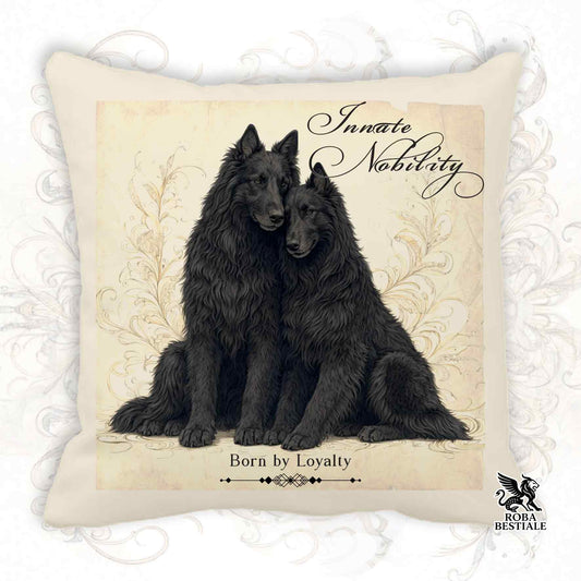 Cuscino NOBILITY - PASTORE BELGA GROENENDAEL - 100% Tela di Cotone - 40x40 cm