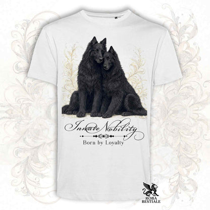 T-Shirt NOBILITY - PASTORE BELGA GROENENDAEL - Bianca o Beige, da Uomo o da Donna - dalla XS alla 5XL
