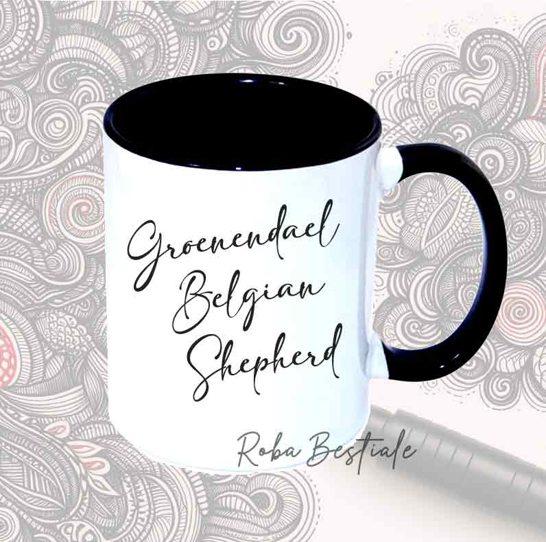 DOODLE Mug - BELGIAN SHEPHERD GROENENDAEL