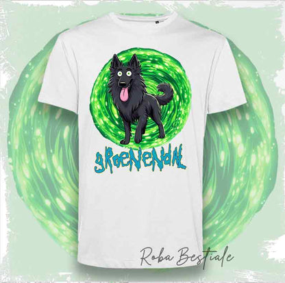 RICK &amp; MORTY T-Shirt - BELGIAN SHEPHERD GROENENDAL