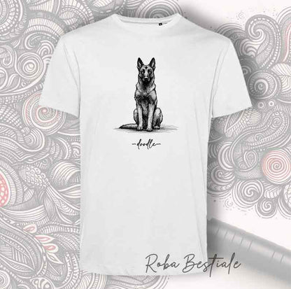 T-Shirt DOODLE - PASTORE BELGA MALINOIS