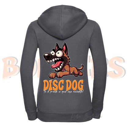 Felpa BONKERS - PASTORE BELGA MALINOIS - Con Cappuccio e Full Zip, Uomo o Donna, in tanti colori - dalla XS alla 5XL