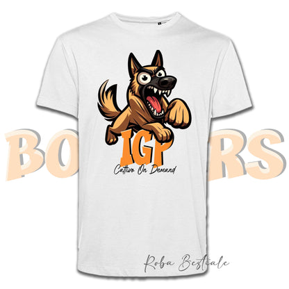 BONKERS T-Shirt - IGP - BELGIAN SHEPHERD MALINOIS - Men or Women - XS to 5XL