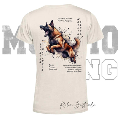 T-Shirt MONDIORING6 - PASTORE BELGA MALINOIS - Uomo o Donna - dalla XS alla 5XL